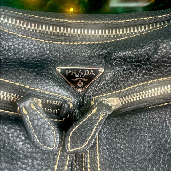 Prada Black Leather Handbag - Picture 11 of 16